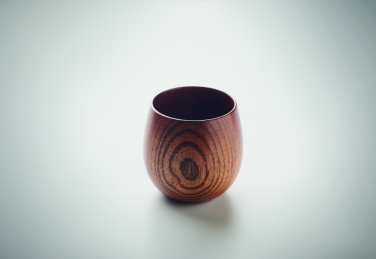 Logo trade advertising products image of: Oak wooden mug 250 ml