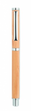 Logo trade promotional giveaway photo of: Bamboo gel pen