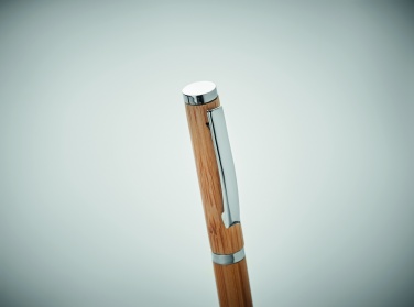 Logo trade corporate gifts picture of: Bamboo gel pen