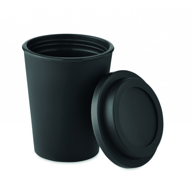 Logo trade promotional merchandise picture of: Double wall tumbler PP 300 ml