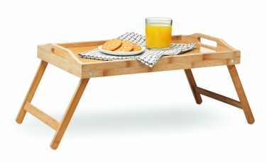 Logo trade advertising products picture of: Foldable bamboo tray