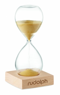 Logo trade promotional gift photo of: 5 minute sand hourglass