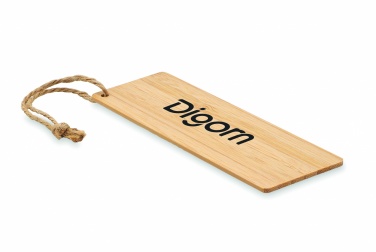 Logo trade promotional gifts image of: Bamboo bookmark