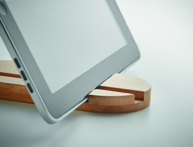 Logo trade corporate gifts picture of: Bamboo tablet/smartphone stand