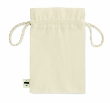 Logotrade promotional giveaway image of: Small organic cotton gift bag