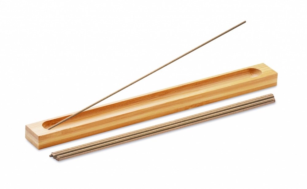 Logo trade promotional product photo of: Incense set in bamboo