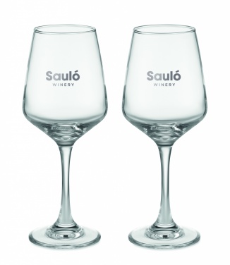 Logotrade promotional gift image of: Set of 2 wine glasses