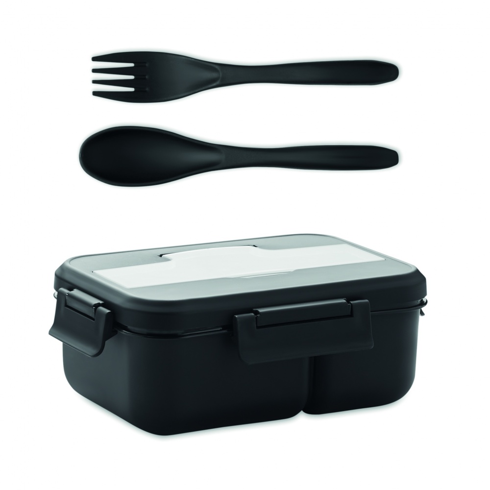 Logotrade promotional merchandise photo of: Lunch box with cutlery in PP