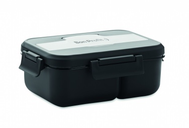 Logo trade promotional merchandise image of: Lunch box with cutlery in PP