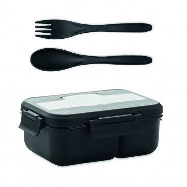 Logo trade promotional gifts picture of: Lunch box with cutlery in PP