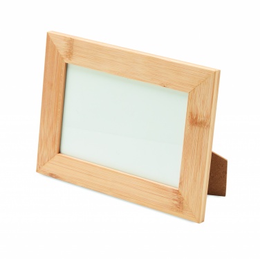 Logo trade advertising products picture of: Bamboo photo frame