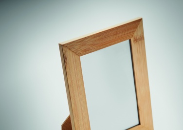 Logo trade promotional giveaway photo of: Bamboo photo frame