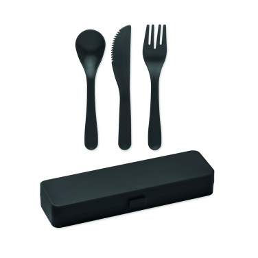 Logotrade promotional item image of: Cutlery set recycled PP