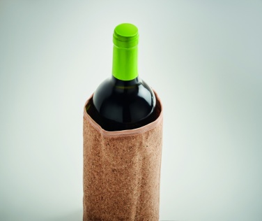 Logo trade promotional merchandise picture of: Soft wine cooler in cork wrap