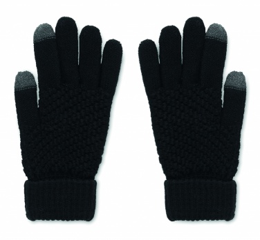 Logo trade corporate gifts image of: Rpet tactile gloves