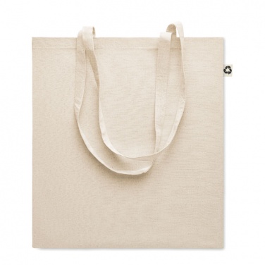 Logo trade promotional products image of: Recycled cotton shopping bag