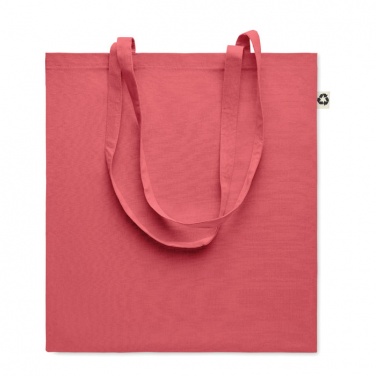 Logo trade promotional giveaways image of: Recycled cotton shopping bag