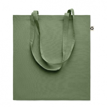 Logo trade promotional merchandise picture of: Recycled cotton shopping bag