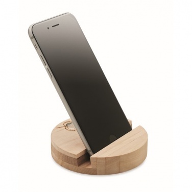 Logotrade corporate gift picture of: Birch Wood phone stand