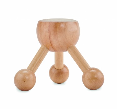 Logotrade promotional gift picture of: Hand held massager in wood