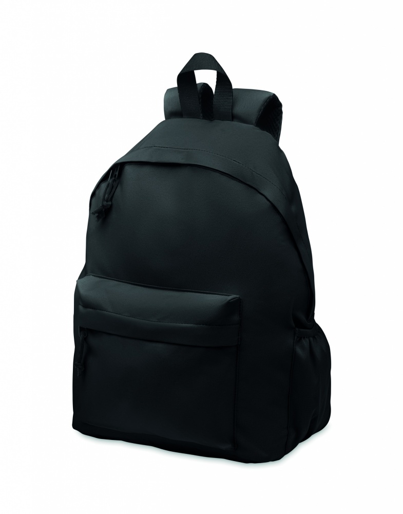 Logo trade corporate gifts image of: 600D RPET polyester backpack