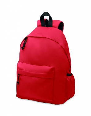 Logo trade promotional giveaways image of: 600D RPET polyester backpack