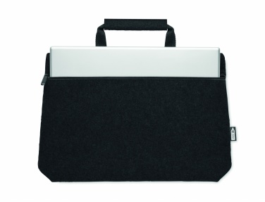 Logo trade business gift photo of: RPET felt zippered laptop bag