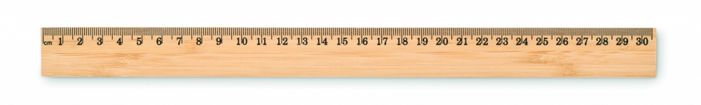 Logo trade corporate gifts image of: Ruler in bamboo 30 cm