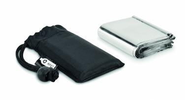 Logo trade promotional items picture of: Emergency blanket in a pouch