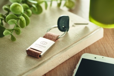 Logotrade promotional giveaway picture of: Key ring with cork webbing Kerava