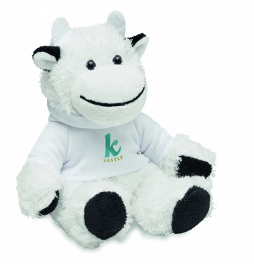 Logo trade business gifts image of: Teddy cow plush