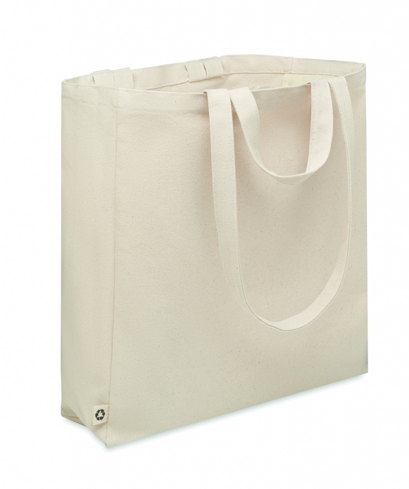 Logo trade promotional gifts picture of: Recycled cotton shopping bag