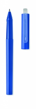 Logotrade promotional gift image of: RPET blue gel ink ball pen