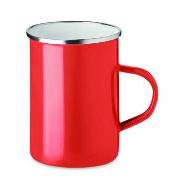 Logotrade promotional products photo of: Metal mug with enamel layer