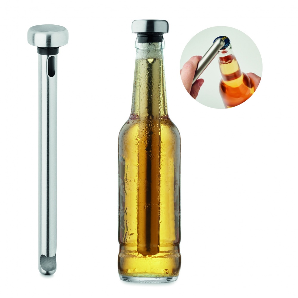 Logo trade promotional product photo of: Bottle opener chiller stick