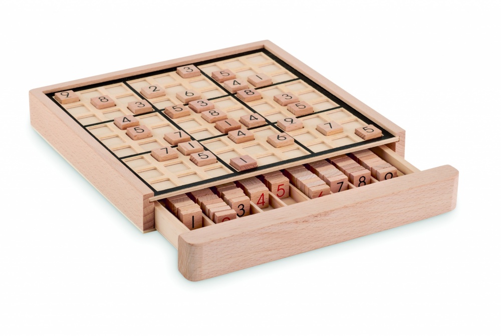 Logotrade promotional item picture of: Wooden sudoku board game