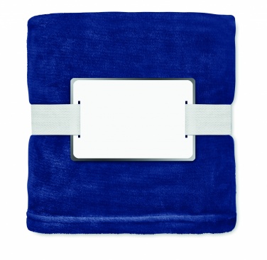 Logo trade promotional merchandise photo of: RPET fleece blanket 280 gr/m²