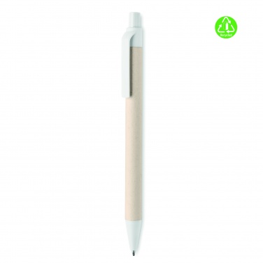 Logo trade promotional giveaways picture of: Milk carton paper ball pen