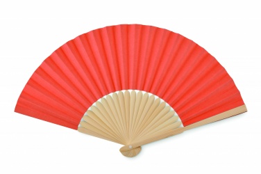 Logo trade promotional products image of: Manual hand fan