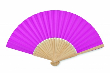 Logo trade promotional giveaway photo of: Manual hand fan