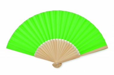 Logo trade advertising products image of: Manual hand fan