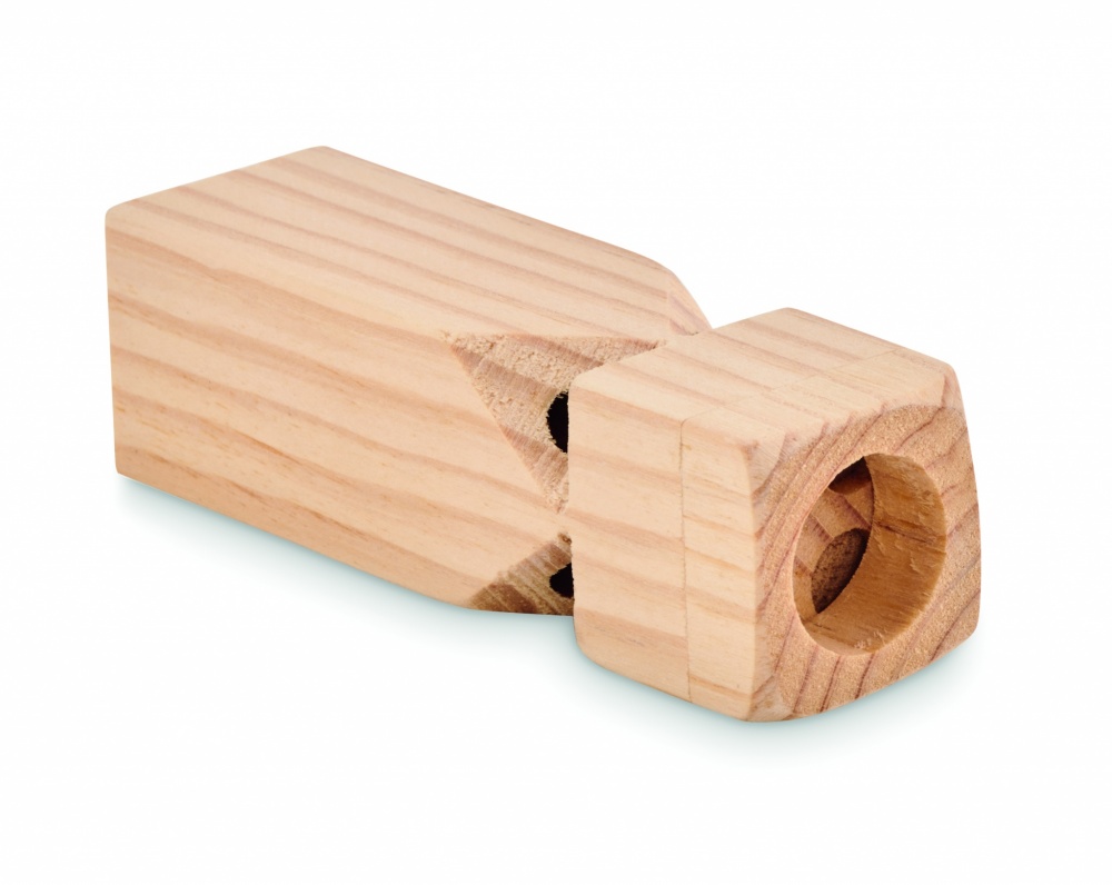 Logotrade promotional product picture of: Wooden train whistle