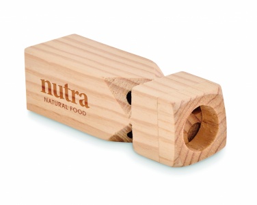 Logo trade promotional products picture of: Wooden train whistle