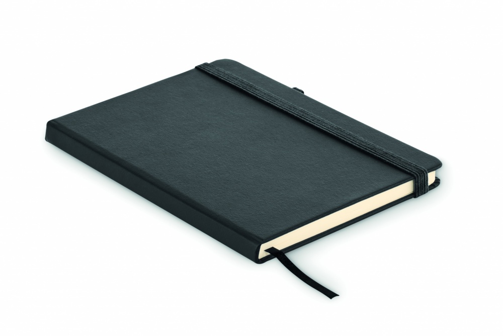 Logo trade promotional giveaways image of: Recycled Leather A5 notebook