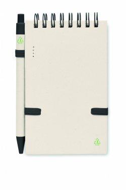 Logo trade promotional product photo of: A6 milk carton notebook set