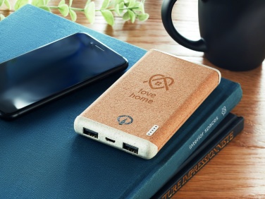 Logo trade promotional merchandise image of: Wireless 10000mAh PowerBank