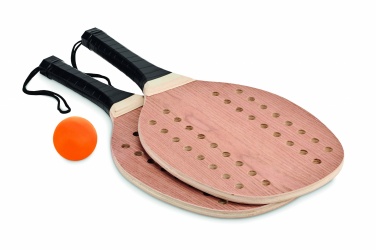 Logo trade advertising products picture of: Rosewood beach tennis set