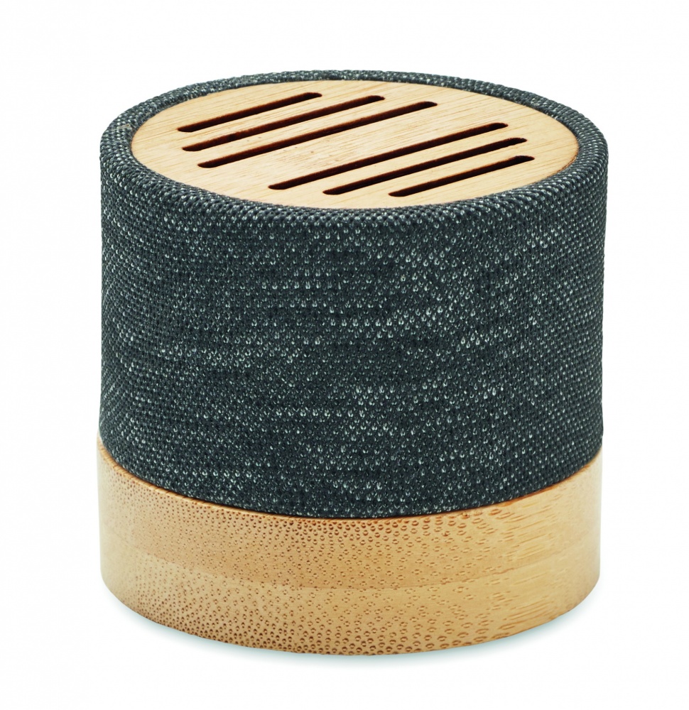 Logotrade promotional merchandise image of: Bamboo RPET wireless speaker