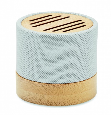 Logotrade advertising product image of: Bamboo RPET wireless speaker