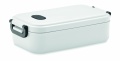 Recycled PP Lunch box 800 ml, White